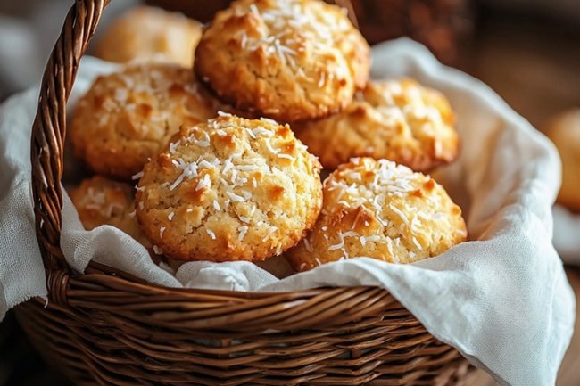    Кокосовое печенье: воздушный деликатес, который растекается на языке