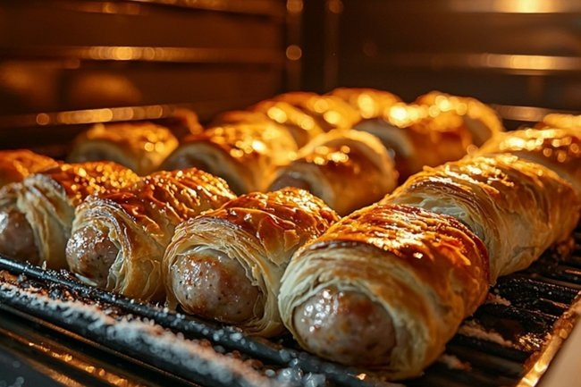    Неожиданные гости? Приготовьте сочные сосиски в тесте: всего 15 минут — и блюдо готово!