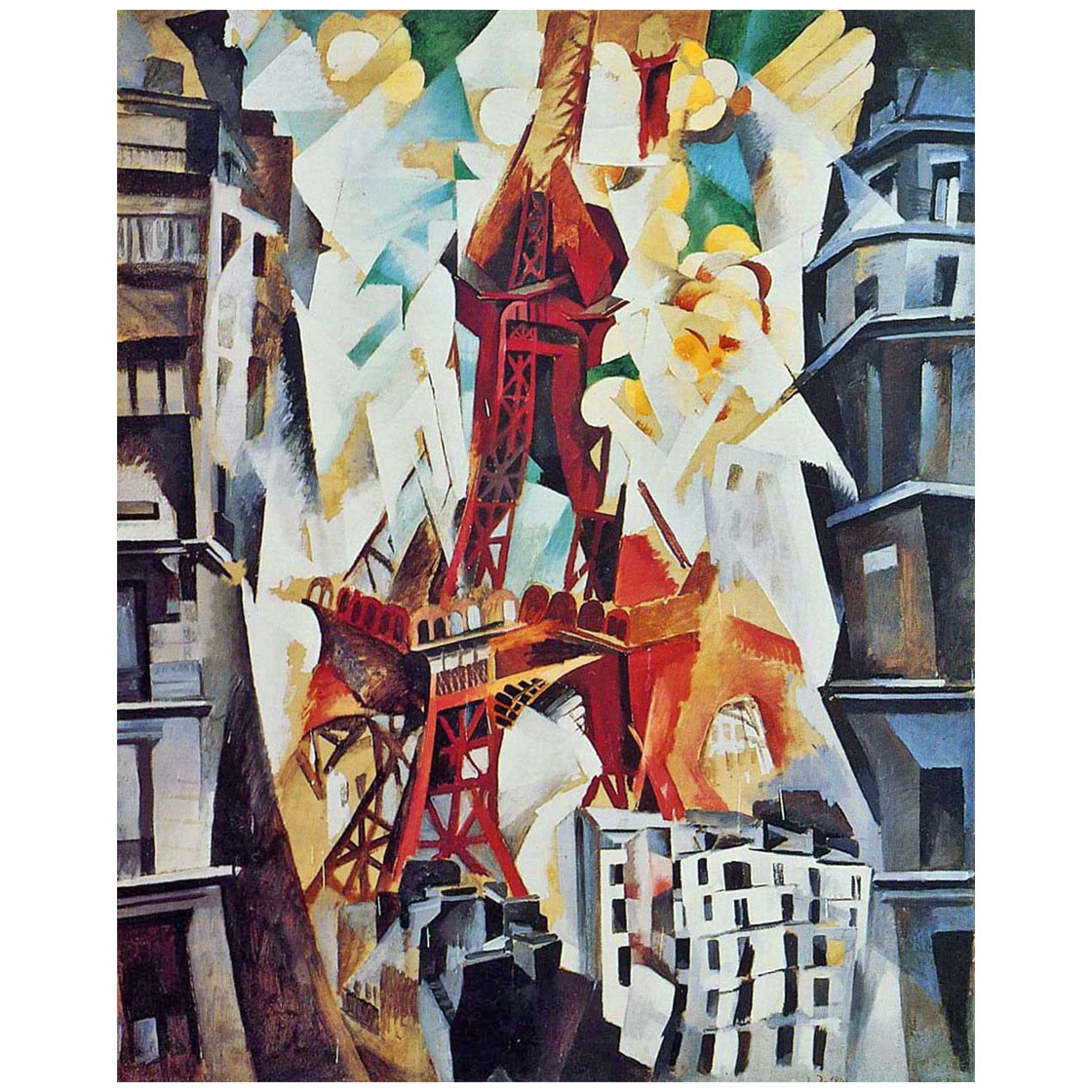 Robert Delaunay. Champs de Mars: La Tour rouge. 1911. 