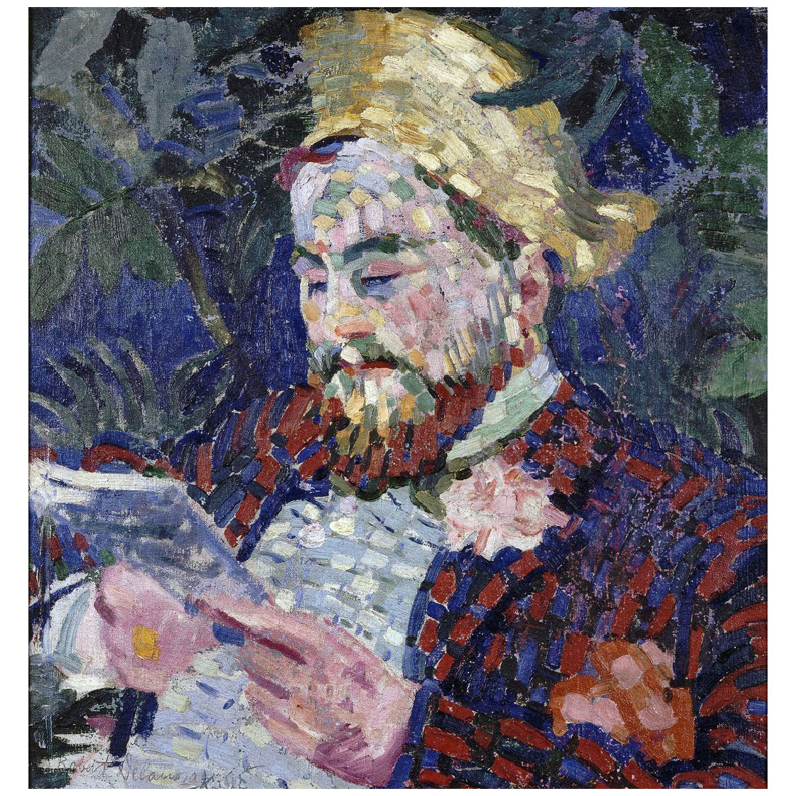 Robert Delaunay. Portrait d'Henri Carlier. 1906. Centre Pompidou Paris