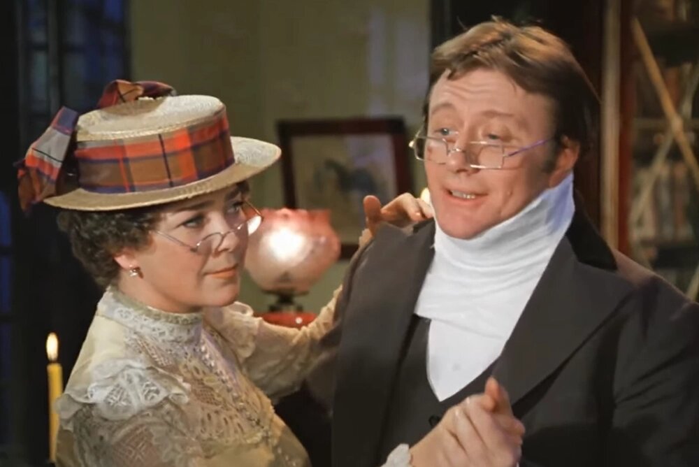    Фильм с Андреем Мироновым и Ларисой Голубкиной «Трое в лодке, не считая собаки», 1979 год. Кадр из фильма