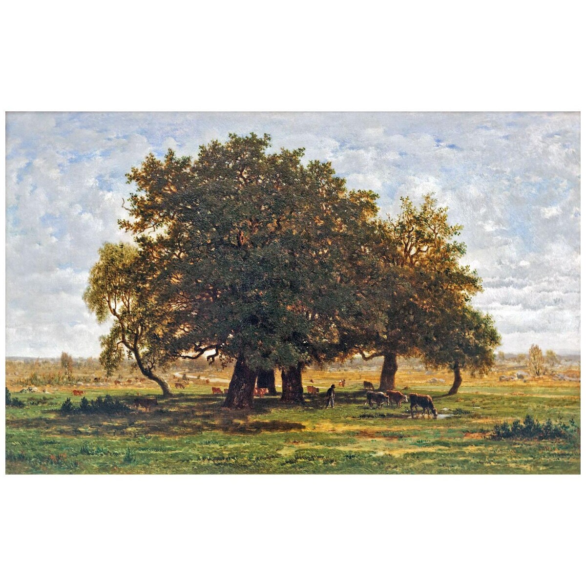 Theodore Rousseau. Les Chênes d'Apremont. 1852.