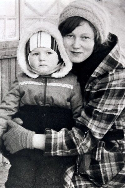 Павел Трубинер с мамой, фото из открытого источника "Яндекс. Картинки."