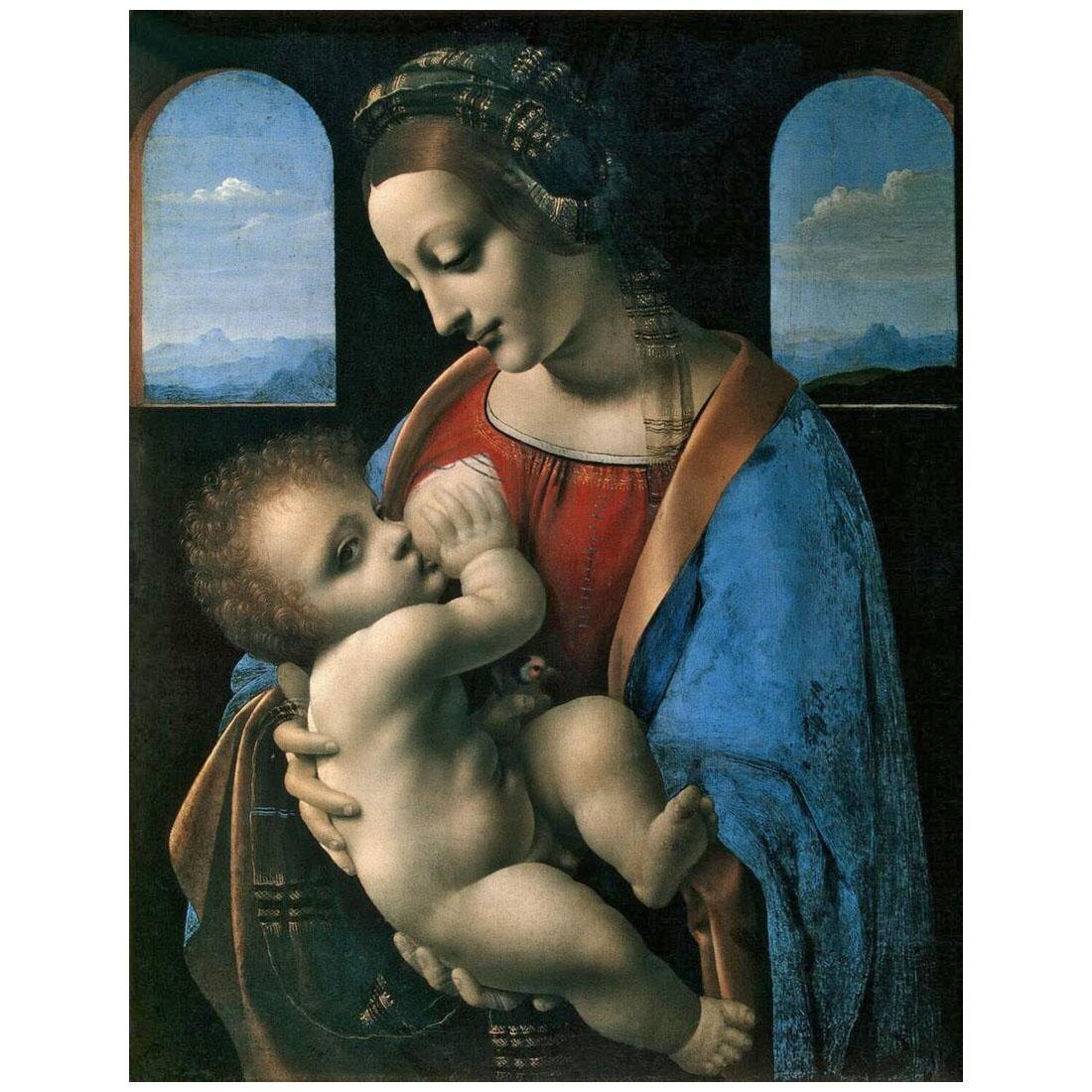 Leonardo da Vinci. Madonna Litta. 1490-1491. 