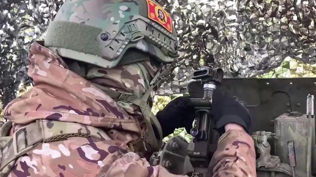    Российский военнослужащий.