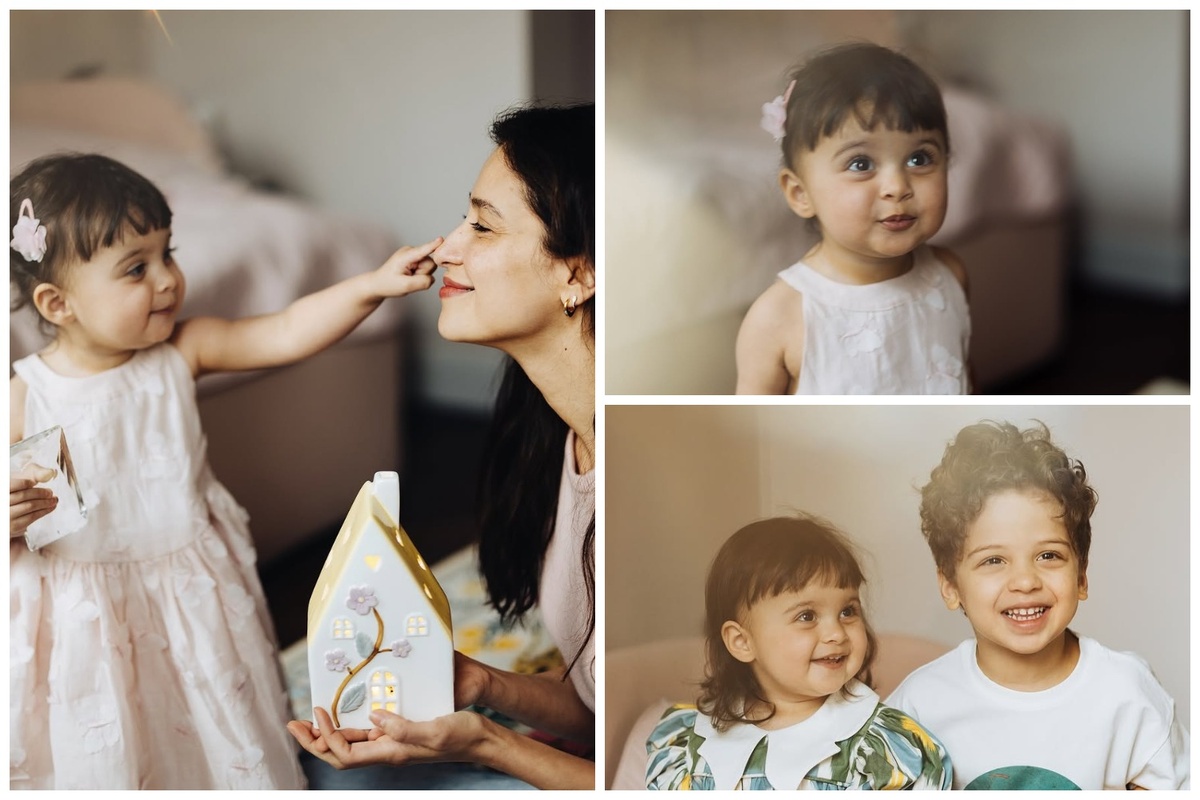 Равшана Куркова с детьми