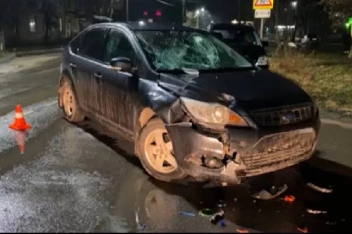    Женщина на «Форде» сбила мотоциклиста на улице Ново-Советской в Брянске