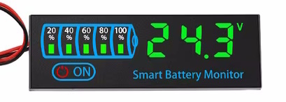 Порядок программирования Индикаторов заряда с вольтметром