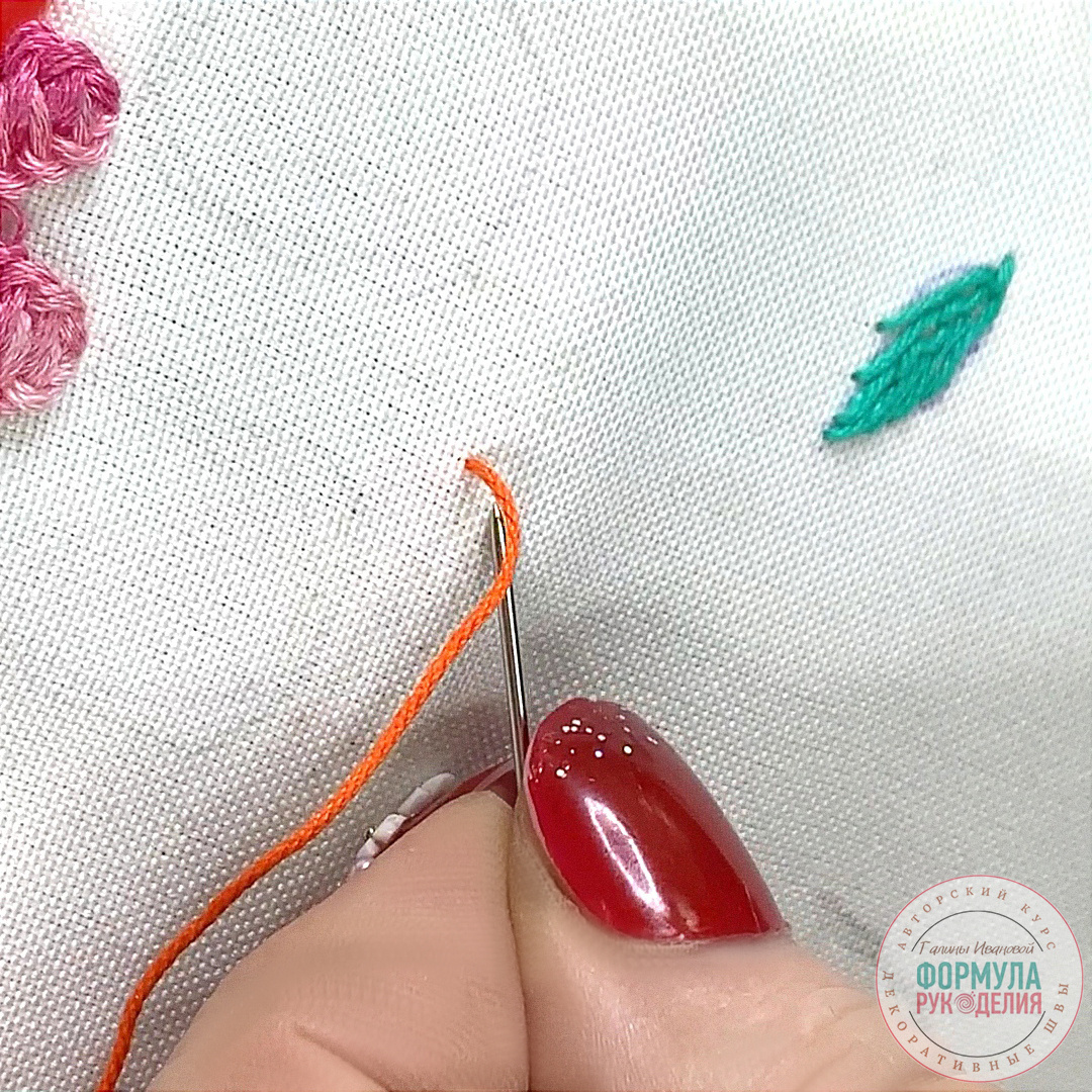 Шов "Палестрина" шаг 1