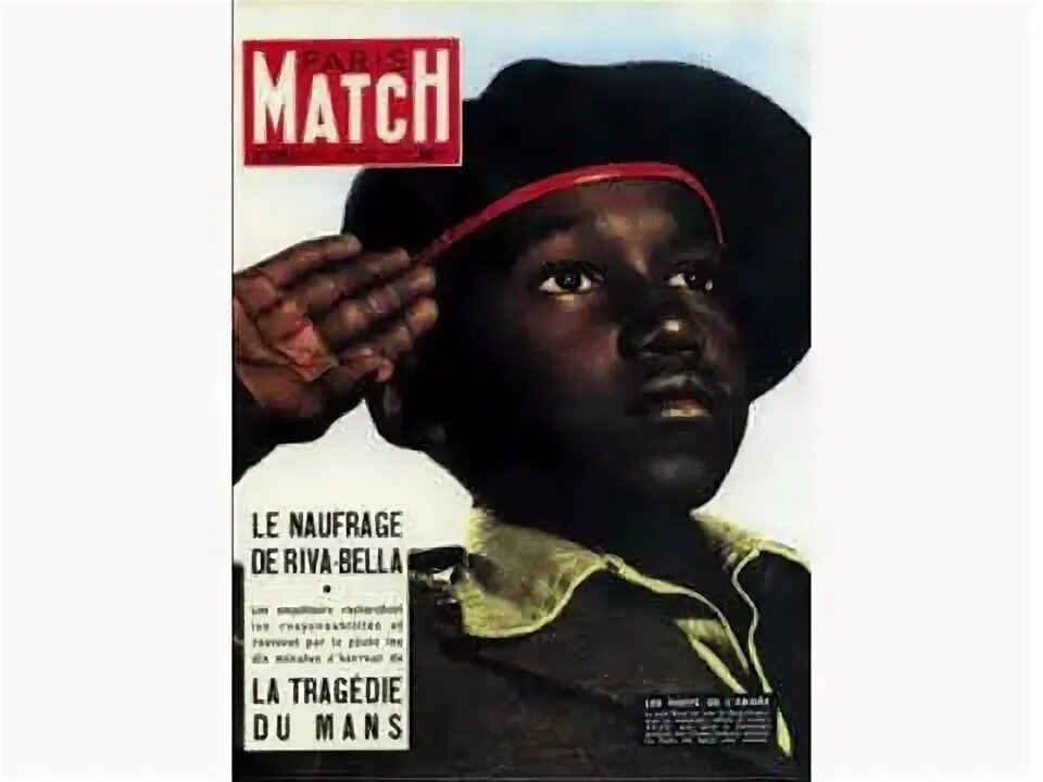 Обложка Paris Match, которая так сильно впечатлила философа