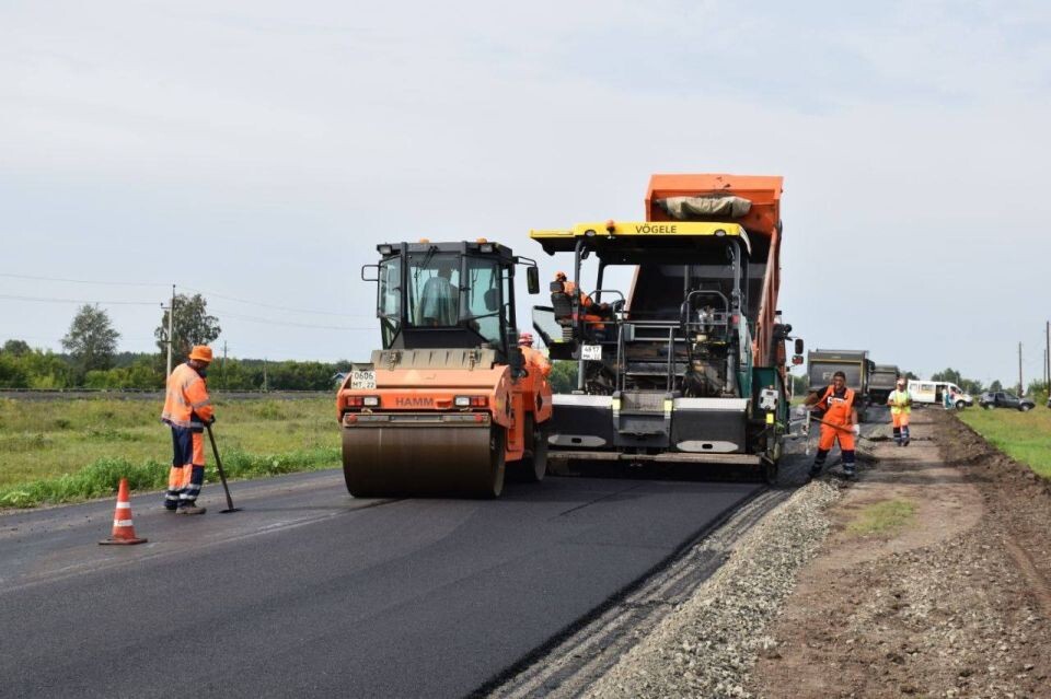    Дорога. Алтайский край. Ремонт дороги. Источник: Виктор Томенко в Telegram