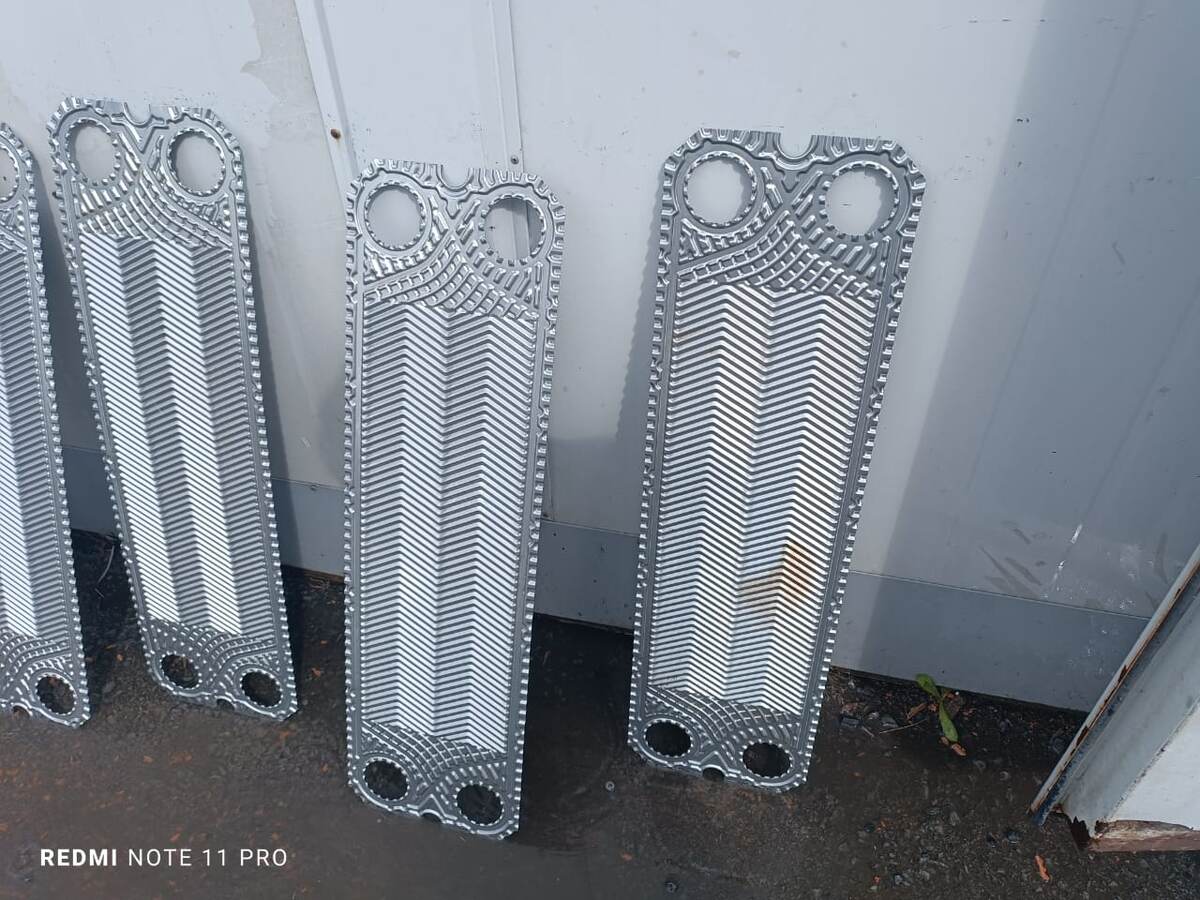 Теплообменник после промывки