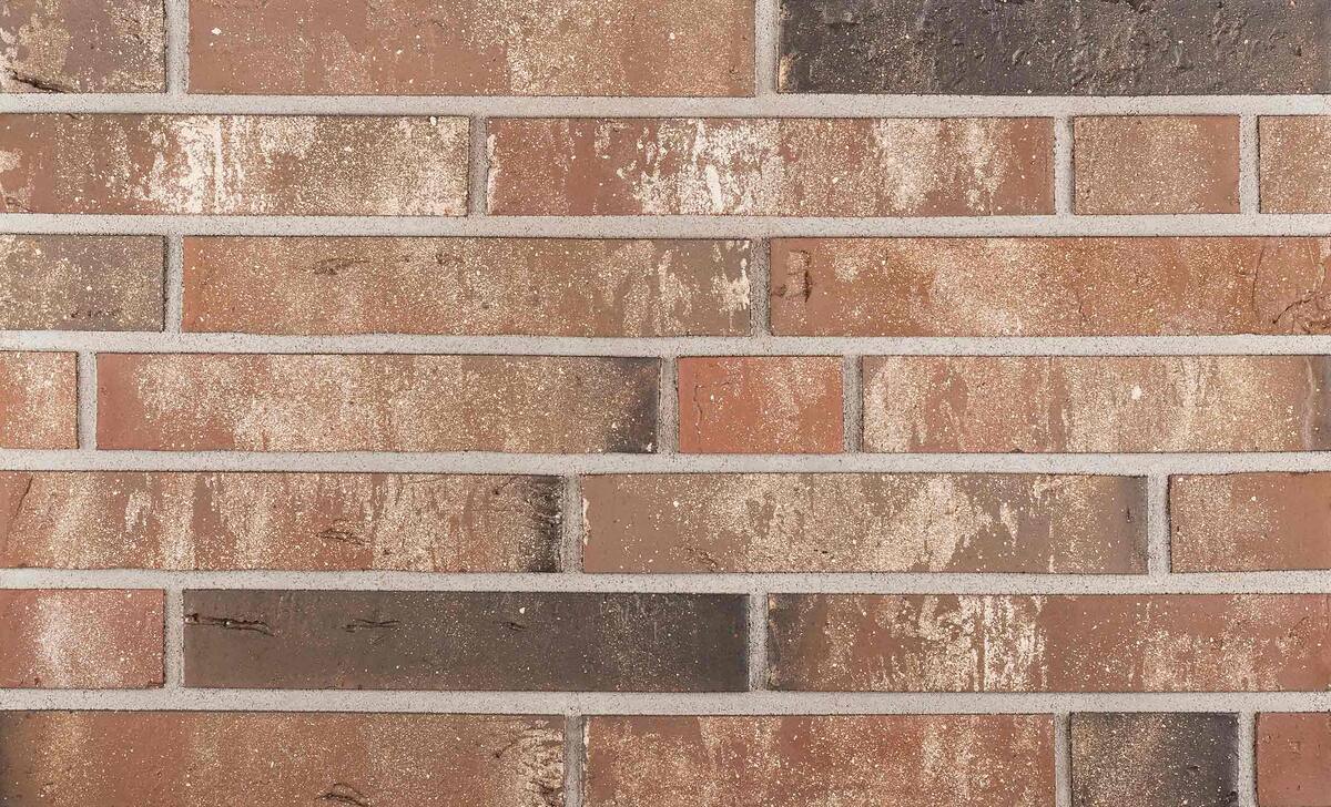 Ригельный кирпич MODFORMAT Тронхейм красного оттенка