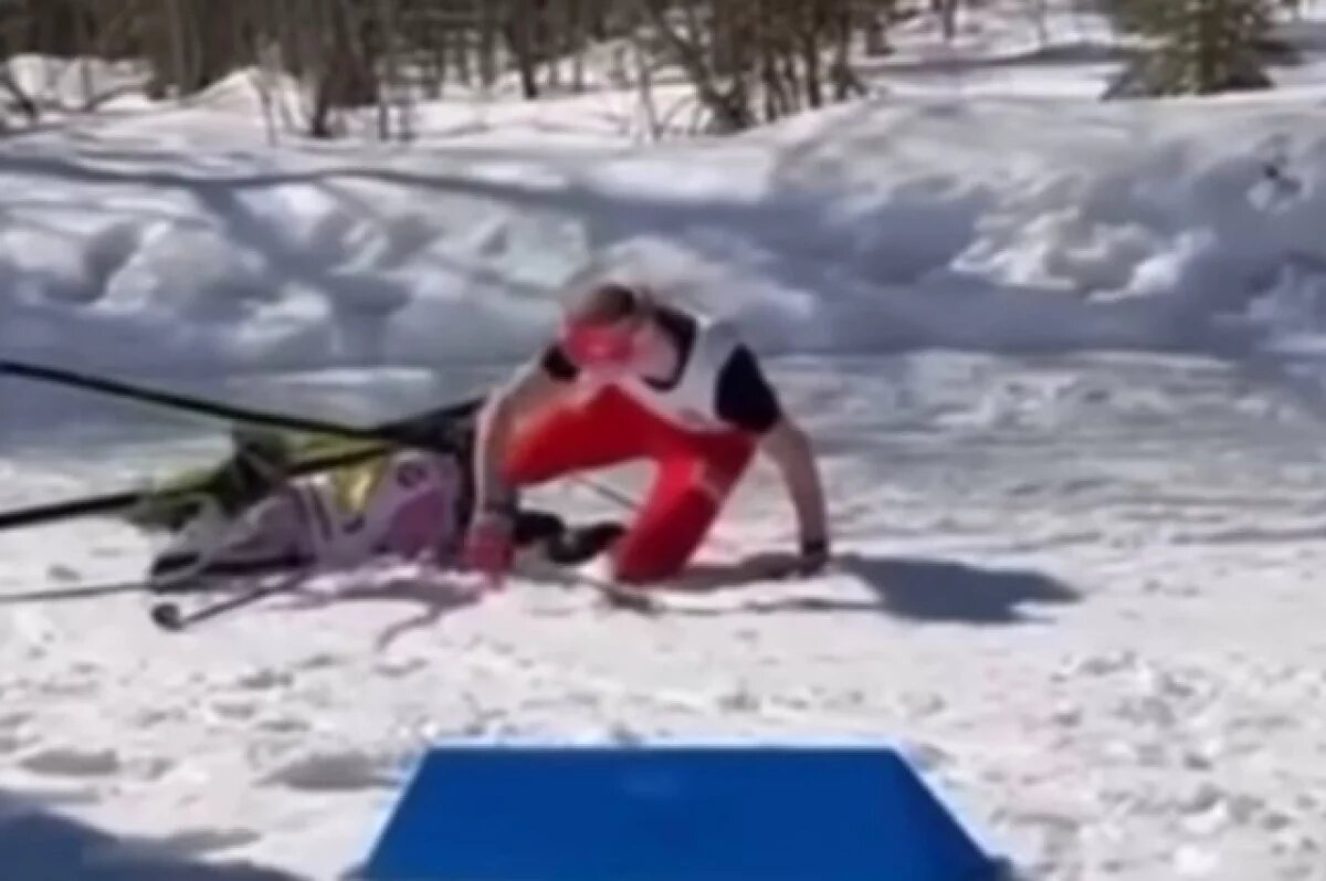    Мать пострадавшего лыжника сообщила, что у него травма головы