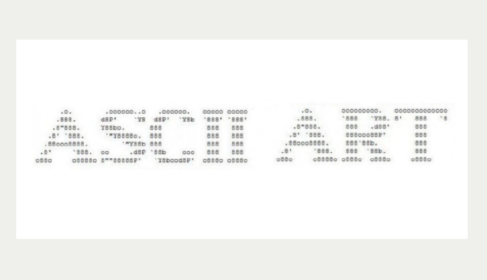 ASCII-графика (от англ. ASCII artwork) — форма изобразительного искусства, использующая символы ASCII на моноширинном экране компьютерного терминала или принтера для представления изображений. При создании такого изображения используется палитра, состоящая из буквенных, цифровых символов и символов знаков пунктуации из числа 95 символов таблицы ASCII.
