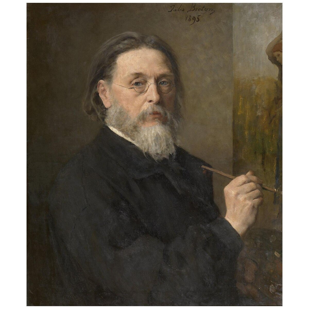Jules Breton. Autoportrait. 1895. 
