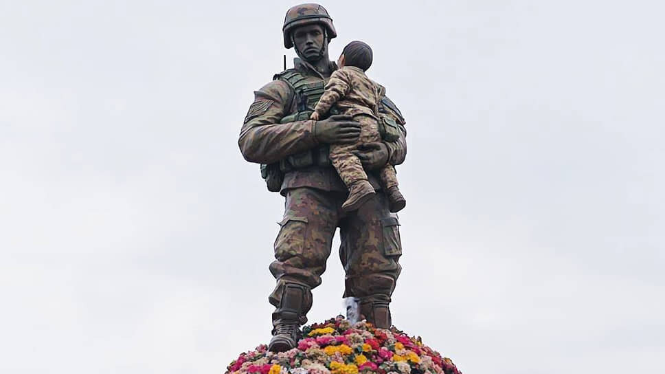 Проект памятника военнослужащим — участникам СВО в Санкт-Петербурге.📷Фото: Александр Бельский / Telegram-канал