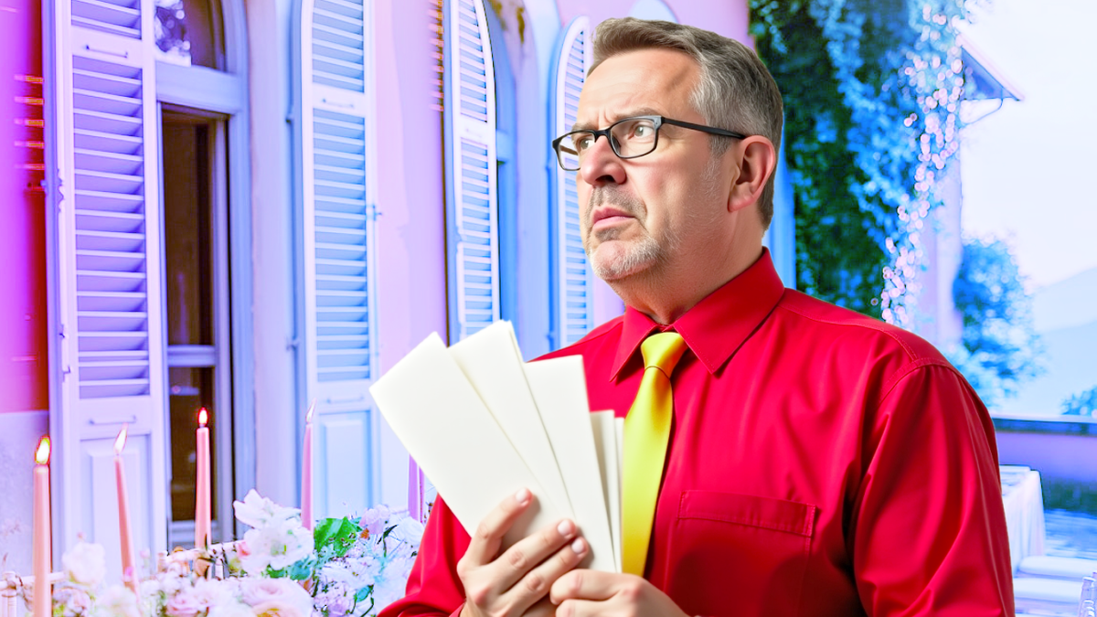 — Ого, как много! — он покачал головой. Затем его палец остановился на одном имени. — Ириш, ты уверена, что Ольгу и Толю звать необходимо?