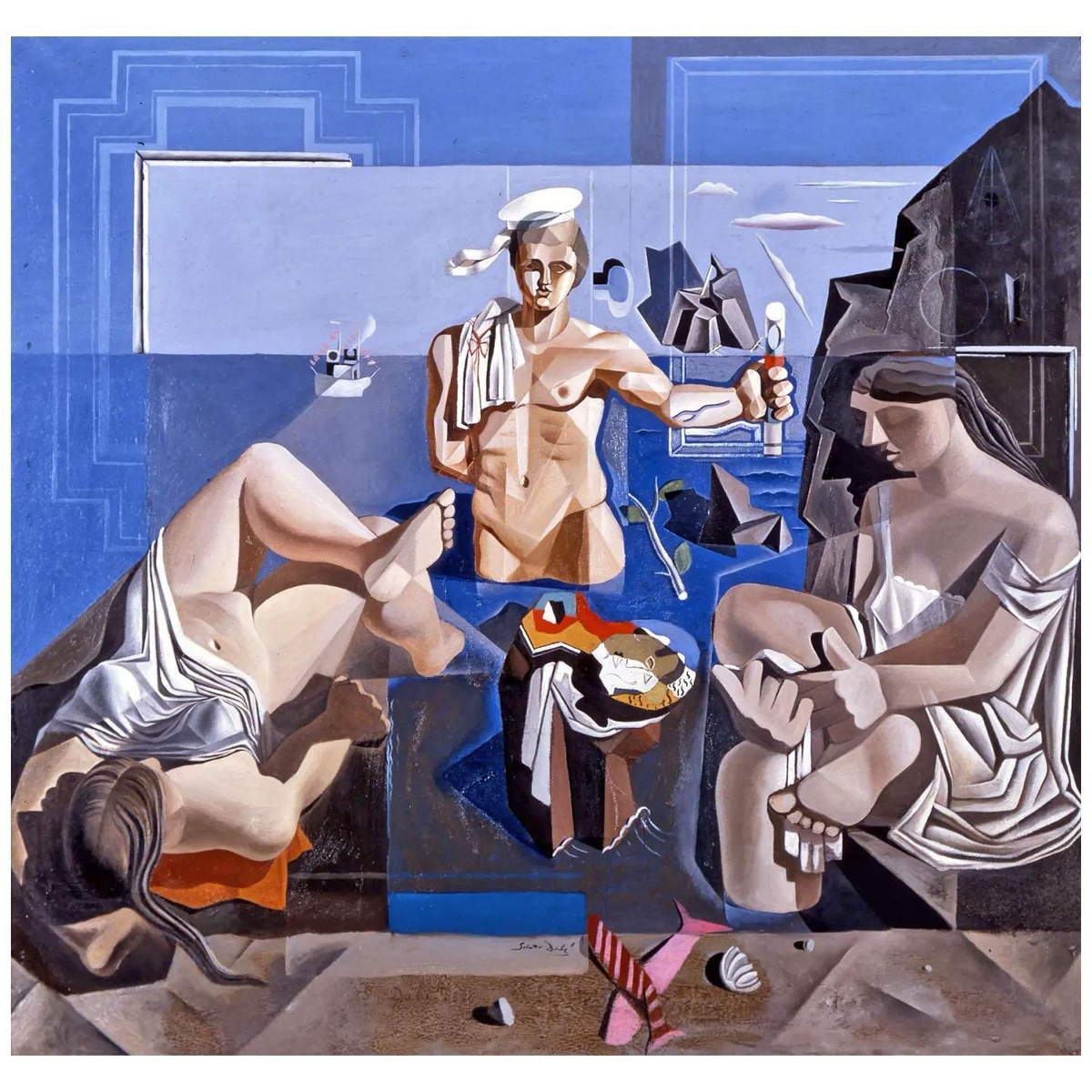 Salvador Dali. Composition with Three Figures 1926.
