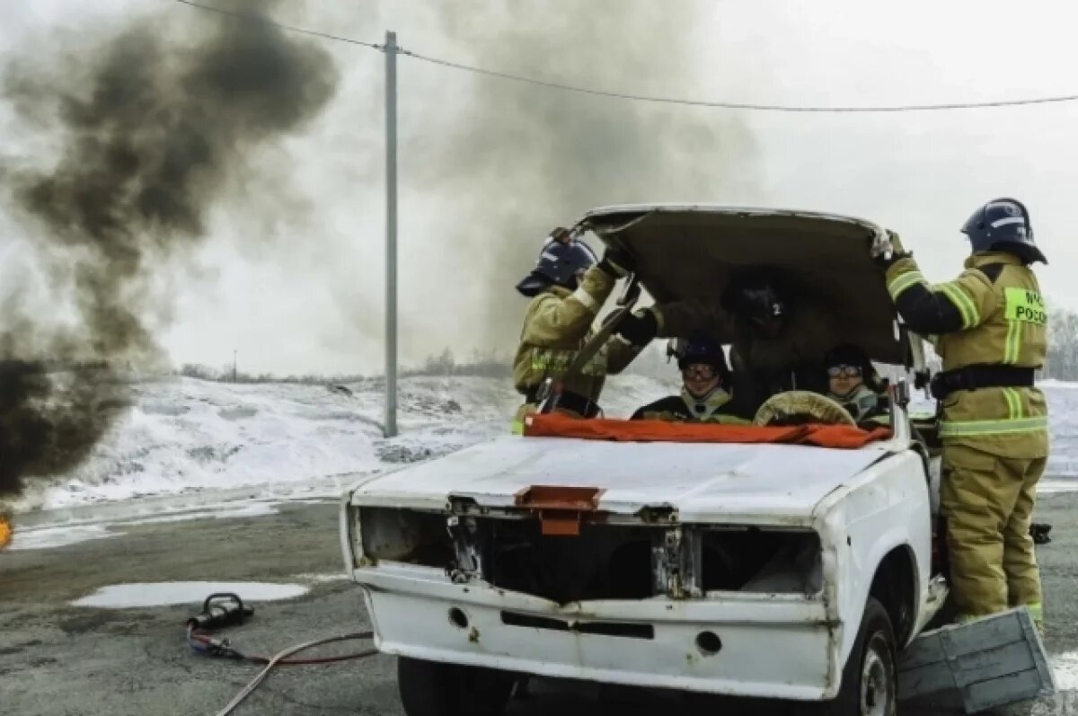    В Омске определили лучших сотрудников МЧС при ликвидации ДТП