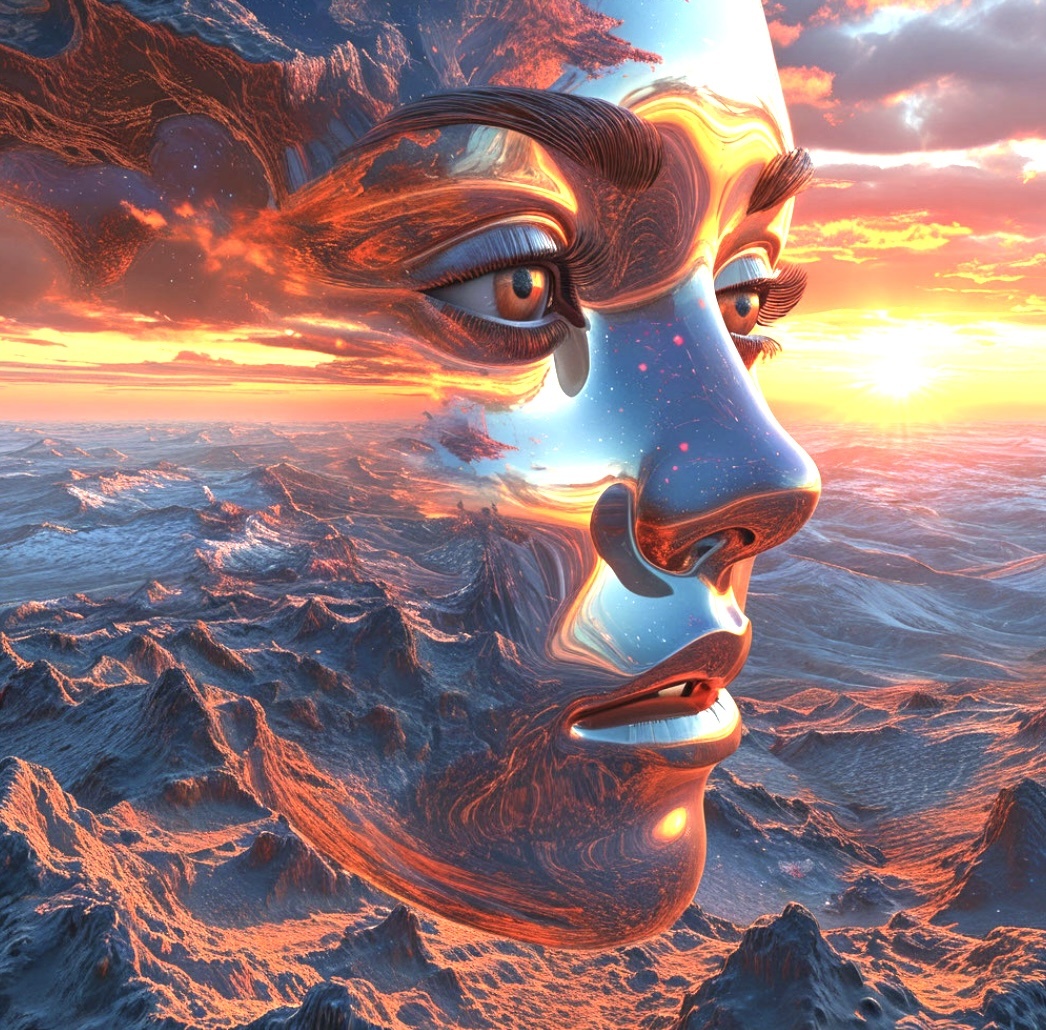 Наша техногенная цивилизация будущего в представлении Шедеврума. Он робот, ему виднее