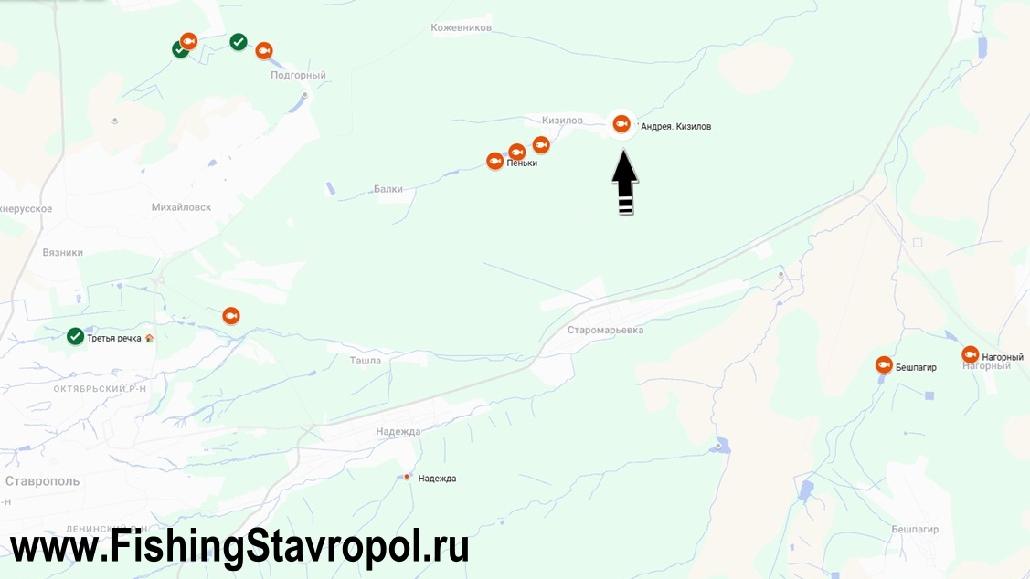 Платная рыбалка, водоем У Андрея в хут. Кизилов