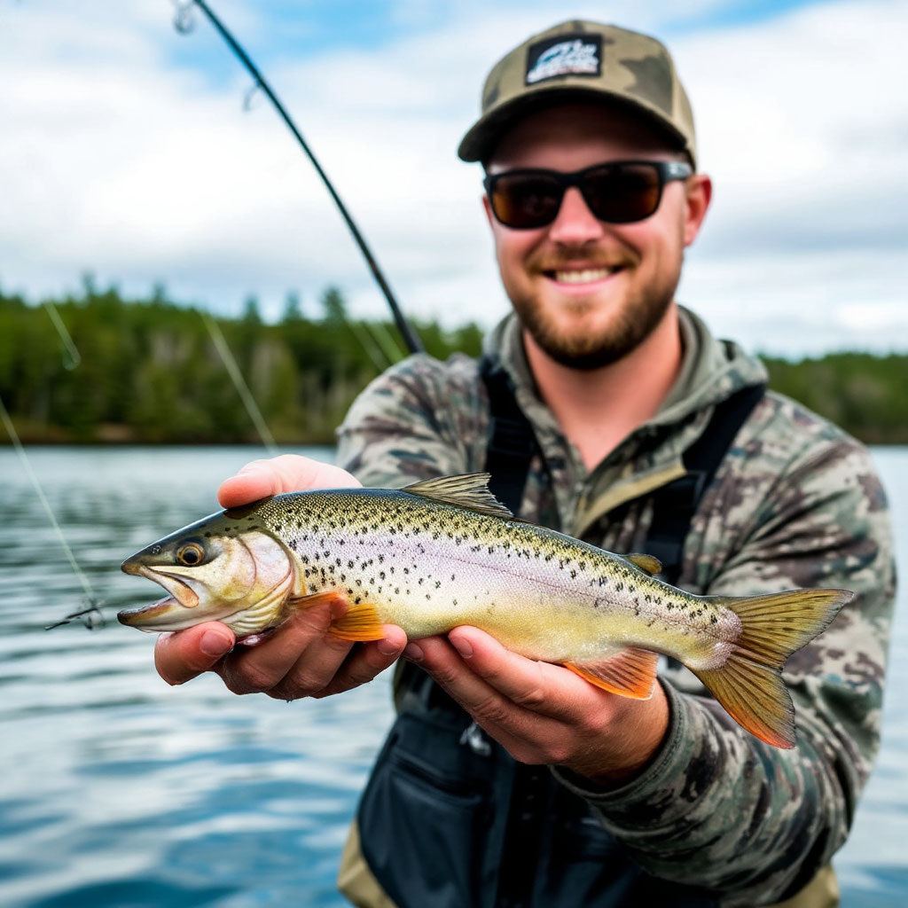 Поймал красавицу