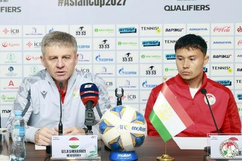 Гела Шекиладзе и Парвиз Умарбаев. Фото пресс-службы ФФТ