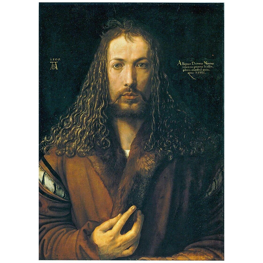 Albrecht Durer. Self-Portrait. 1500.