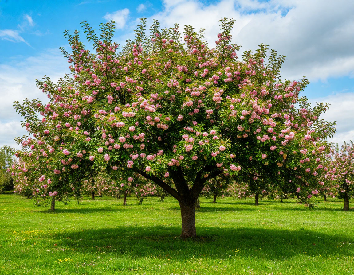 Цветущаяя яблоня 