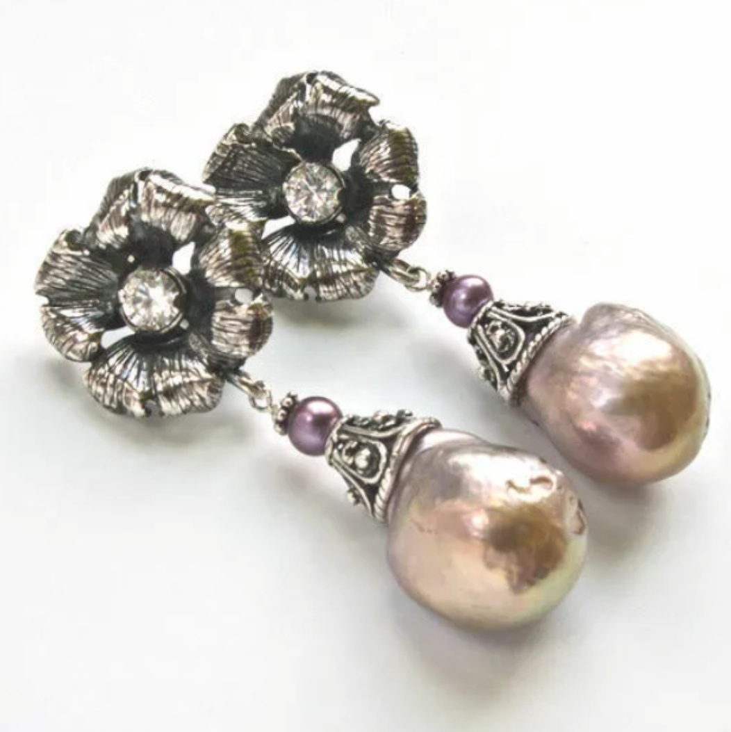 Серьги. Жемчуг Касуми