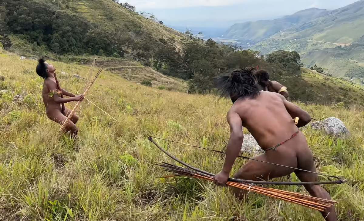 Войны Дани. Реконструкция нападения на другое племя.