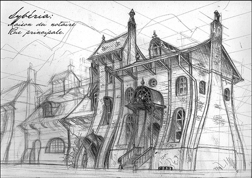 Эскиз из игры Syberia