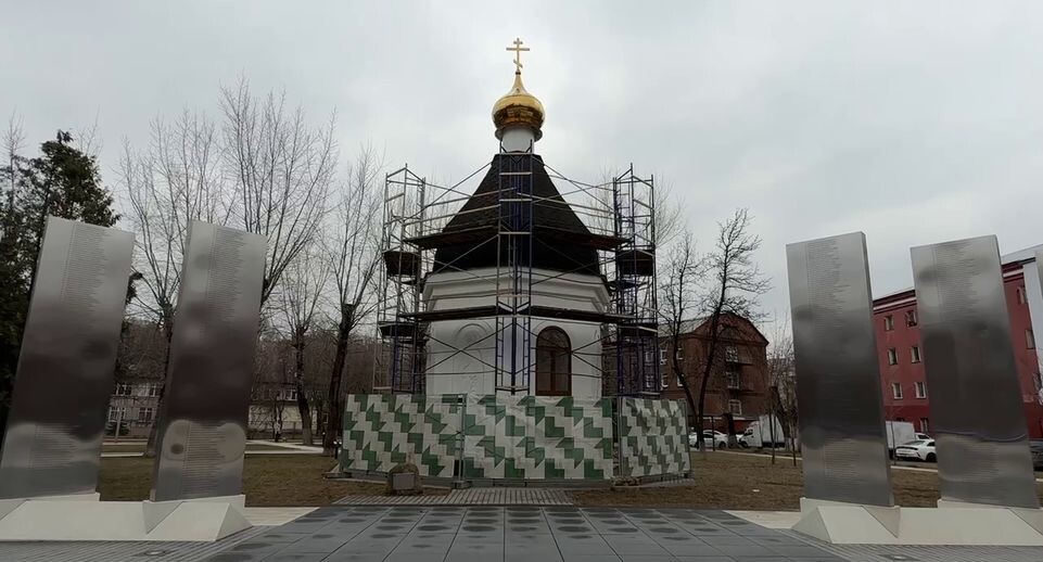    «Будут изображены сцены, посвящённые воинской тематике»: в часовне Георгия Победоносца в Реутове началась роспись стен / Ксения Казакова