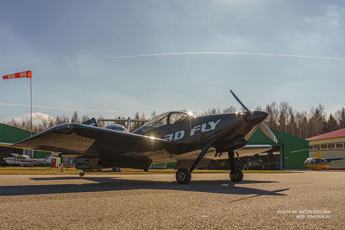 RV-7 Van's Aircraft на аэродроме Новинки. Фото Антон Ешурин