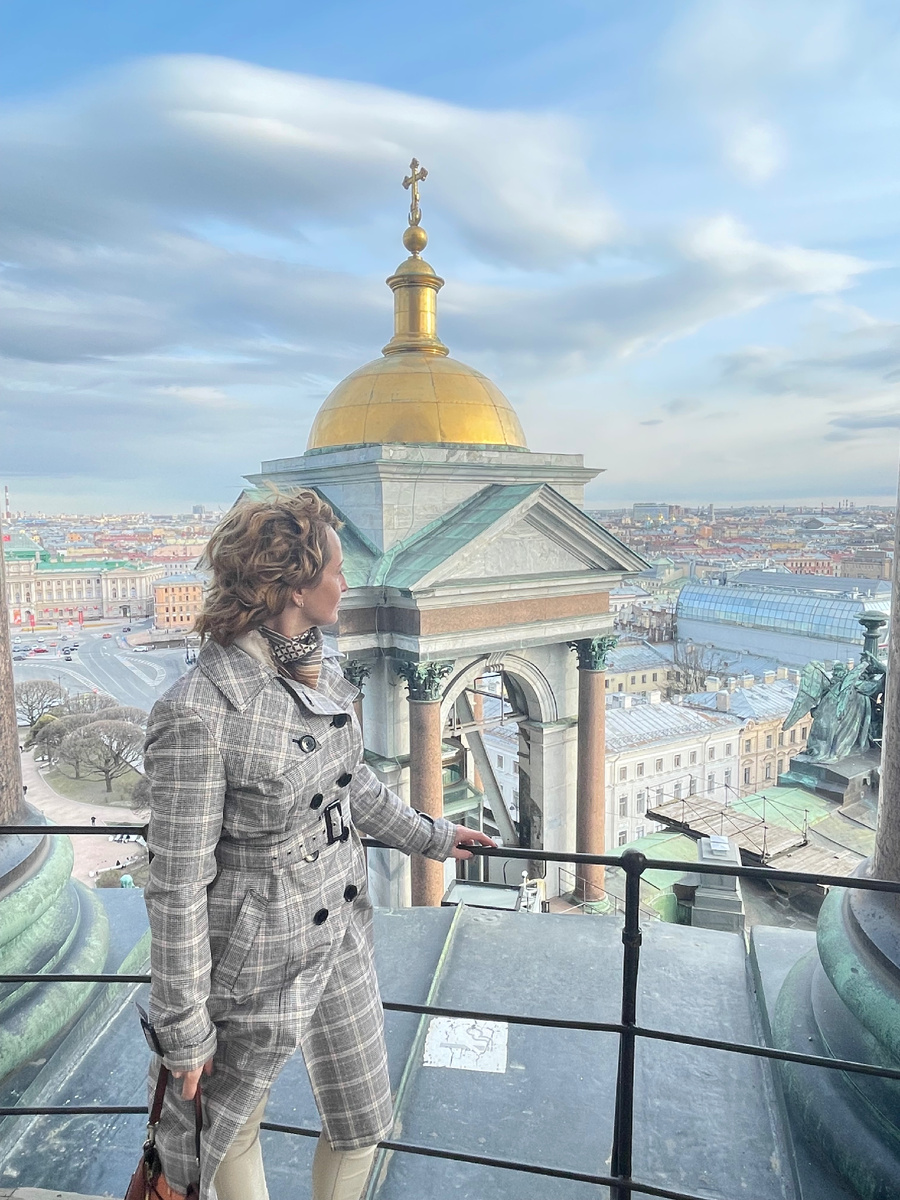 Обзорная площадка Исаакиевского собора. Фото автора.