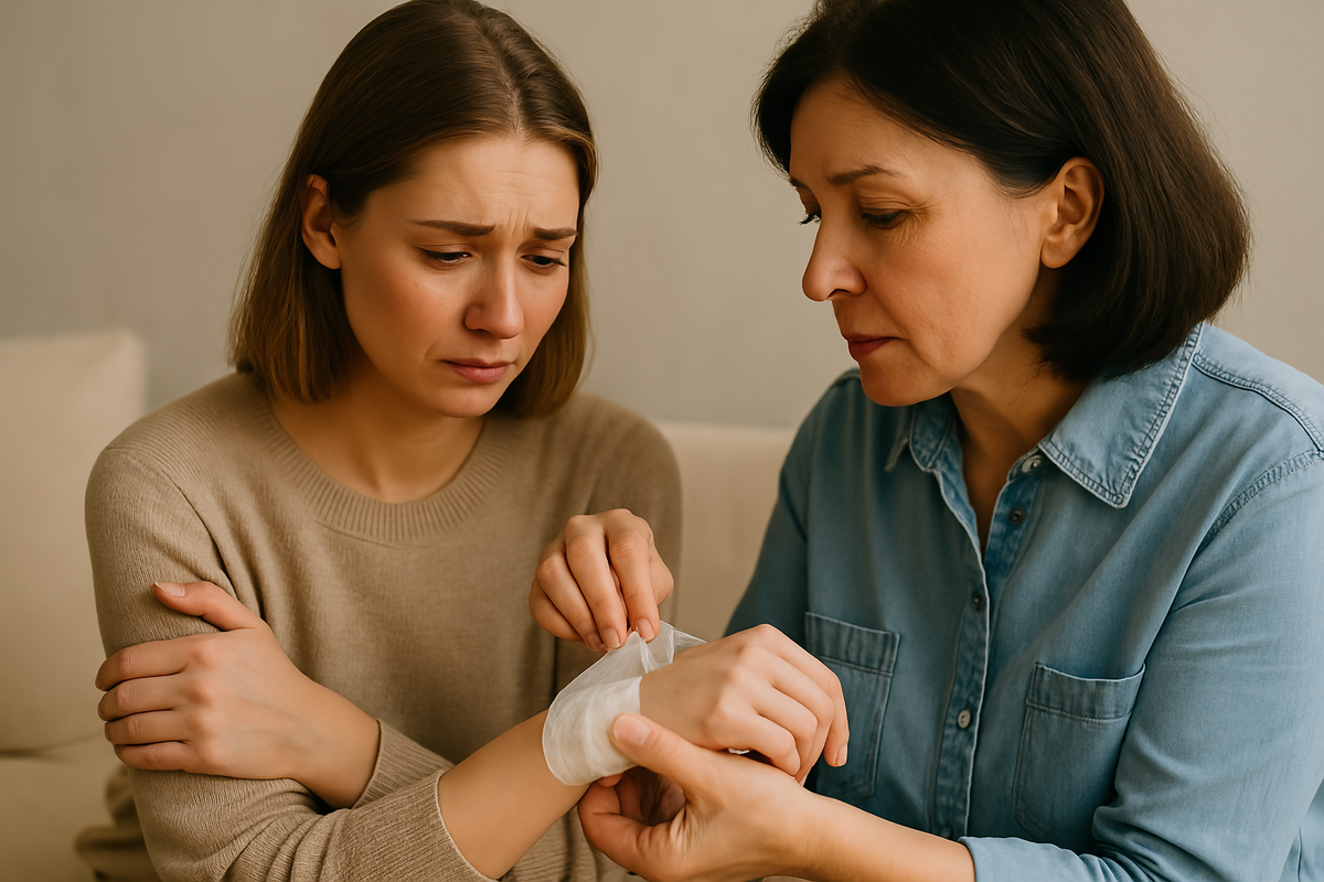 Мама, мне больно