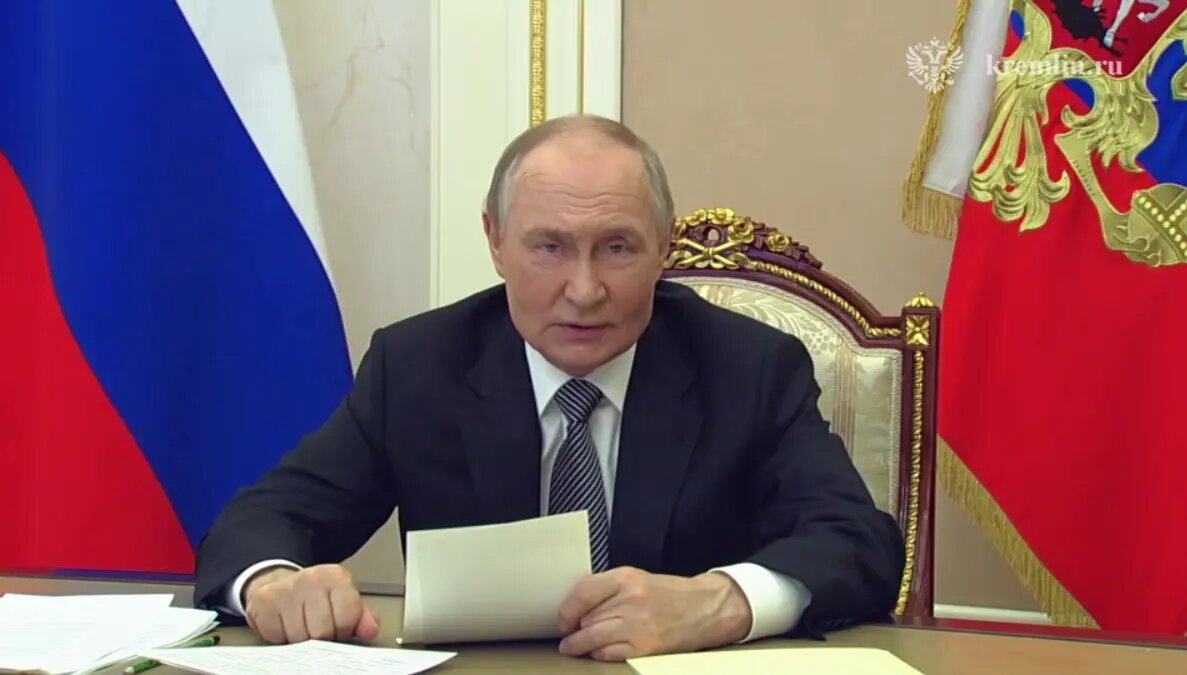    Владимир Путин. Фото: стоп-кадр трансляции Кремля