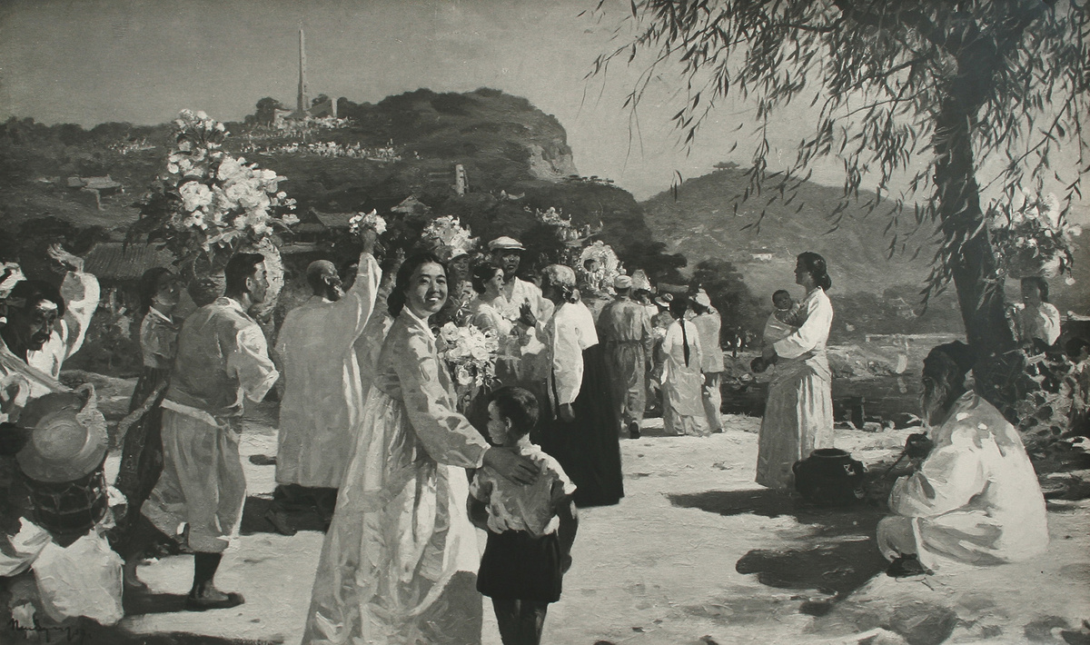 Праздник освобождения в Пхеньяне. 1957