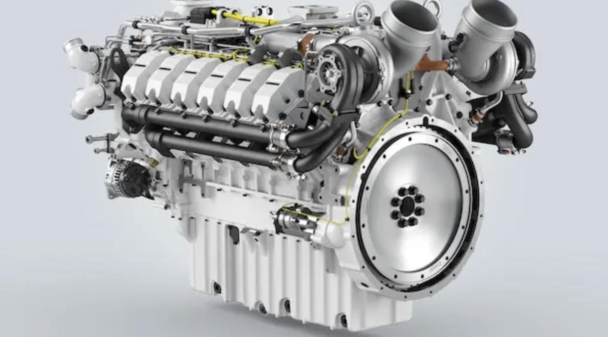 Аммиачный двигатель от компании Liebherr