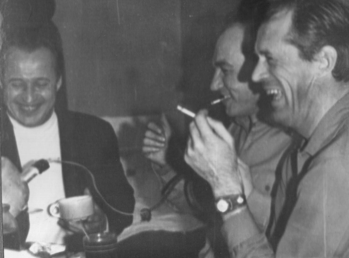 На фото фрагмент калужской компании, 1972 г