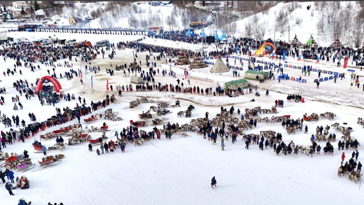 День Оленевода на реке Полябта. Салехард.