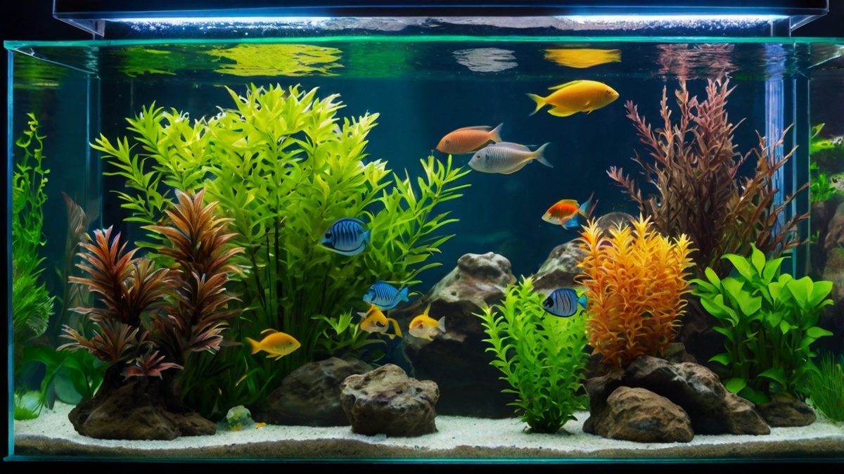Подберите подходящих рыбок и растения для вашего аквариума
