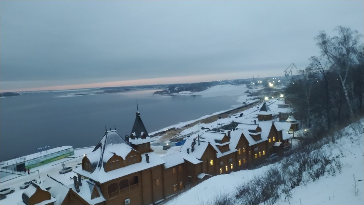 Вид с Набережной города Городец