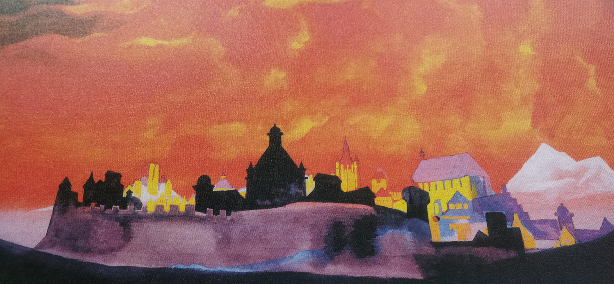 Репродукция с картины Николая Рериха