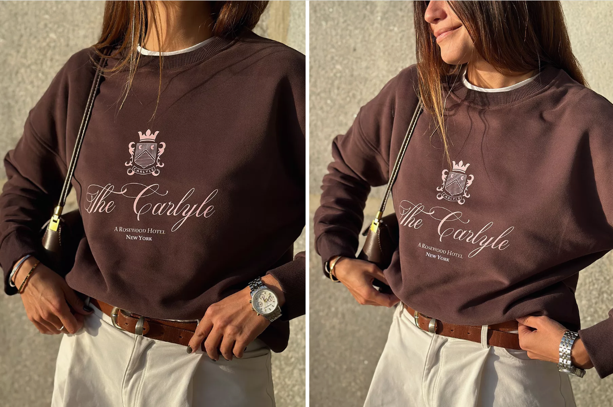 Свитшот стиле Old Money