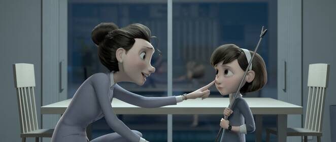 Сравните с предыдущим кадром — сколько всего могут сказать цвета... (Кадр из мультфильма)