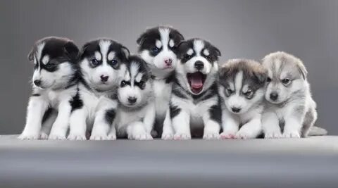 Щенки хаски. Фото из свободных источников для обложки статьи