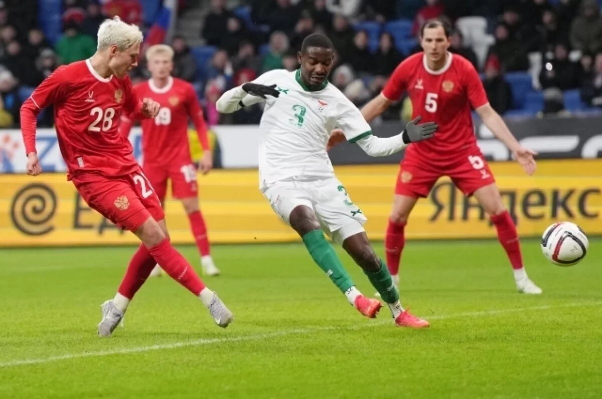    Футбольная сборная России обыграла Замбию со счётом 5:0