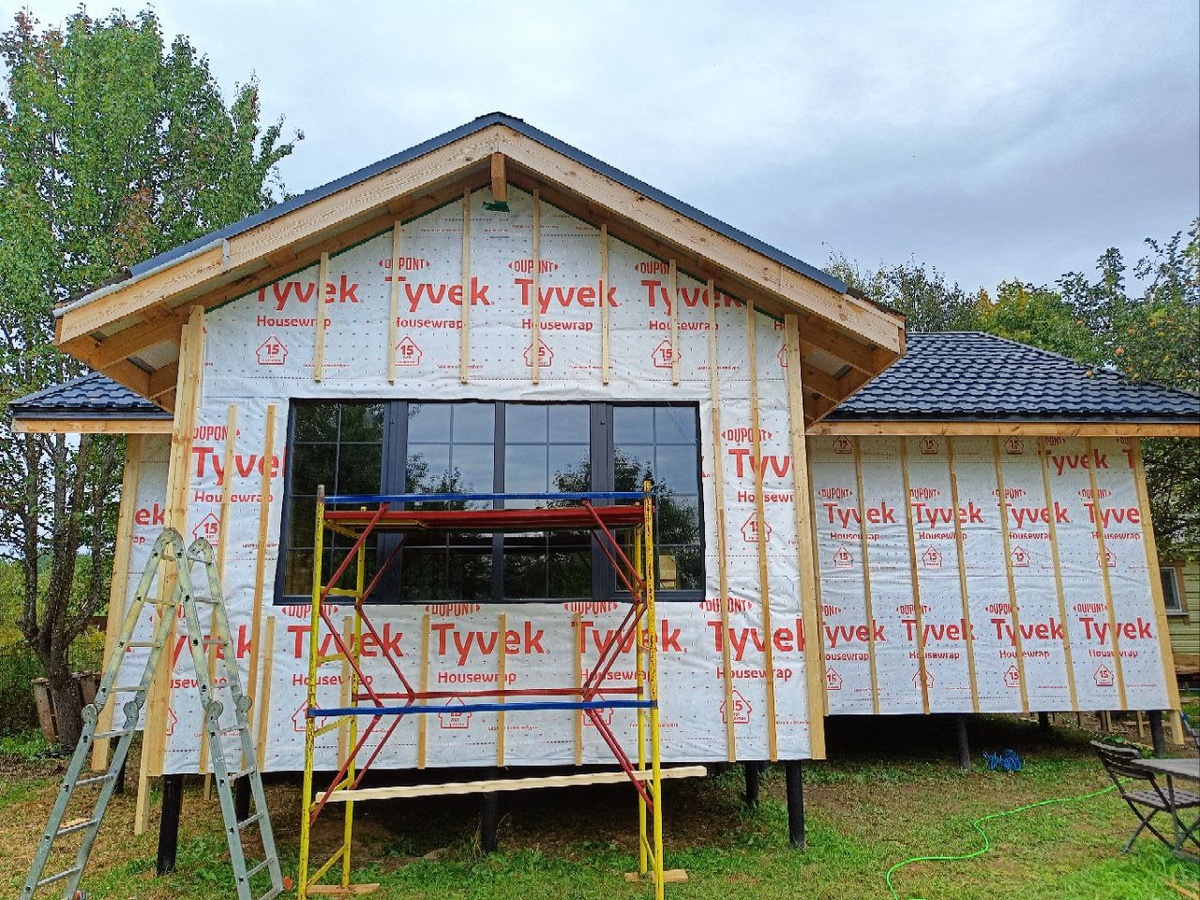 Фасадная мембрана от Tyvek Dupont Housewrap - лучшее качество, высокая цена.